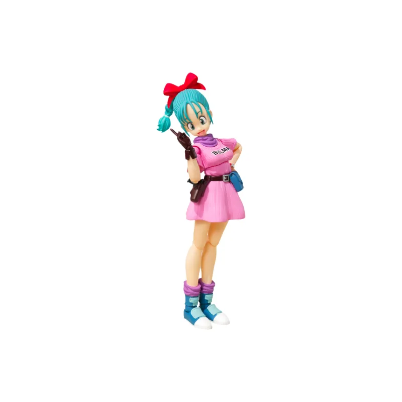 BANDAI S.H.Figuarts Dragon Ball Bulma Adventure Begins Action Figure Pink-3