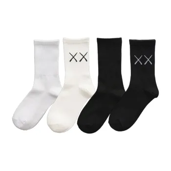 BEAR UNION Mid-Calf Socks Unisex 4 Pack