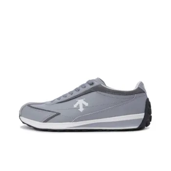 DESCENTE Cron Racer Cushioning, Wear Resistant Low Top Skateboard Shoes Unisex Gray