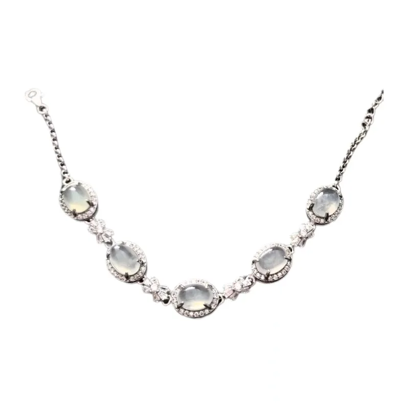 Viola Ice Glutinous Jadeite Bracelets Women's-0