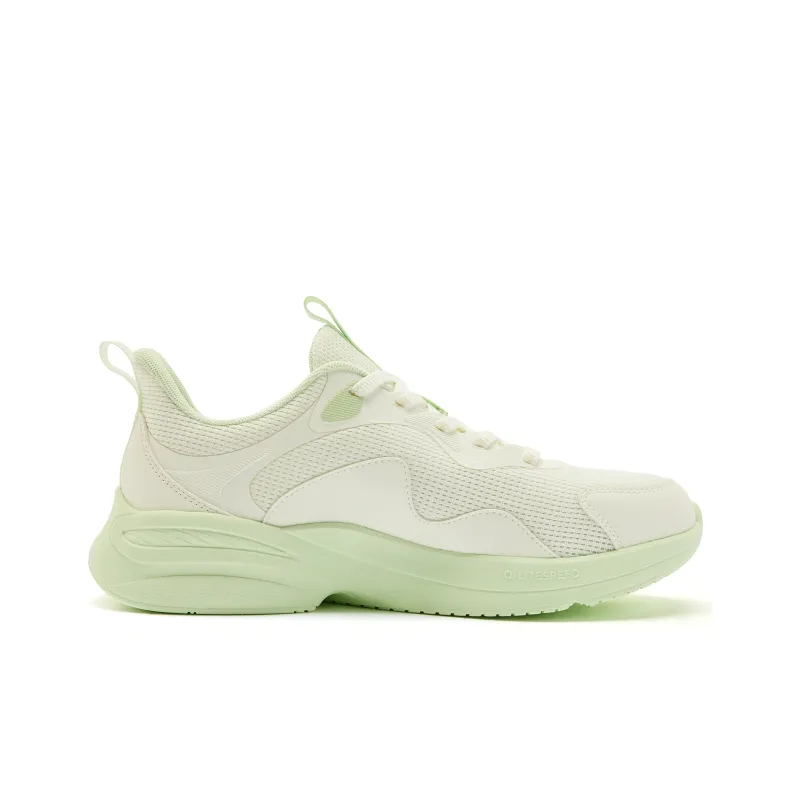 QIAODAN Support Lightweight Low-Top Running Shoes Women's Green-1