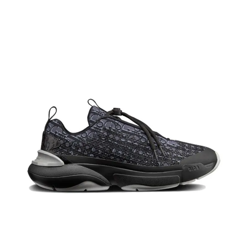 DIOR B24 Black DIOR Oblique Technical Fabric-1