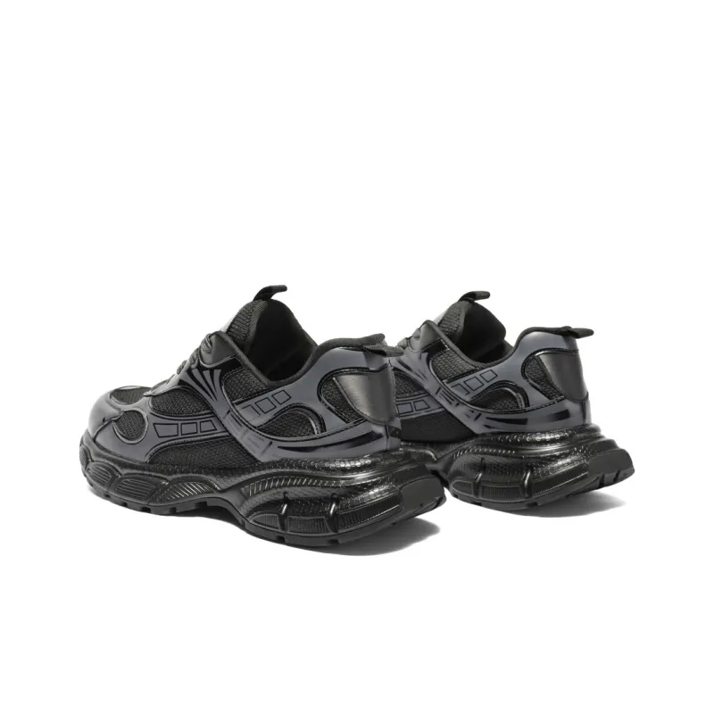 BELLE Abrasion-Resistant Slip-Resistant Low-Top Chunky Sneakers Men's Gray Black White-8