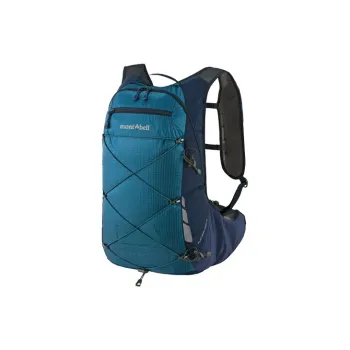 MONTBELL Nylon Outdoor Mountaineering Bag Backpack Unisex Acid Blue