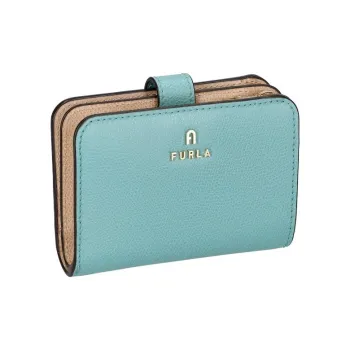 Furla Leather Wallet Mini Women's Blue