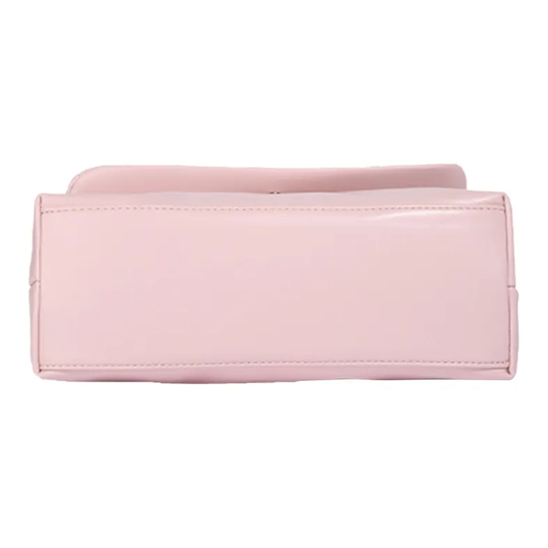 HAWA Artificial Leather Messenger Bag Tote Shoulder Bag Women's Pink/Black/White-4