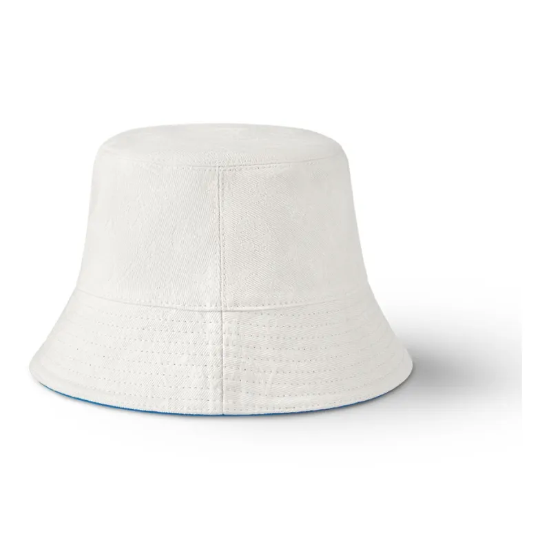 LOUIS VUITTON Cotton Bucket Hats Unisex White-2