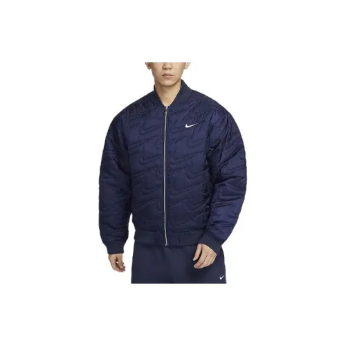 Nike Puffer Jackets Men Deep Navy Blue