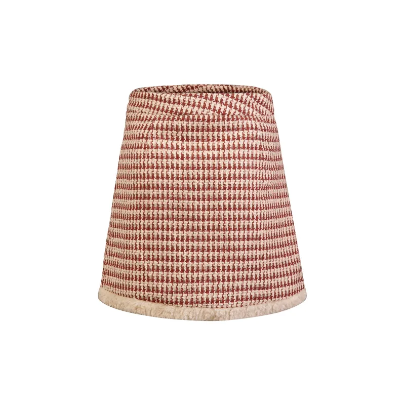 Guuka Hero Casual Short Skirts Women's Red Plaid-1