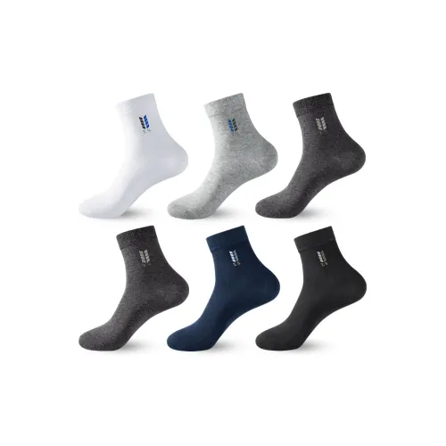 Lanza Mid-Calf Socks Men's 6 Pack