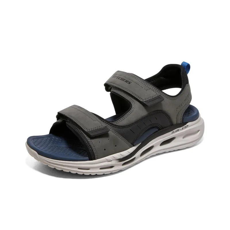 Skechers Beach Sandals Men's Gray White-2