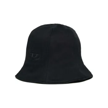 DIESEL Kids Oval D-embroidered Cotton Bucket Hat