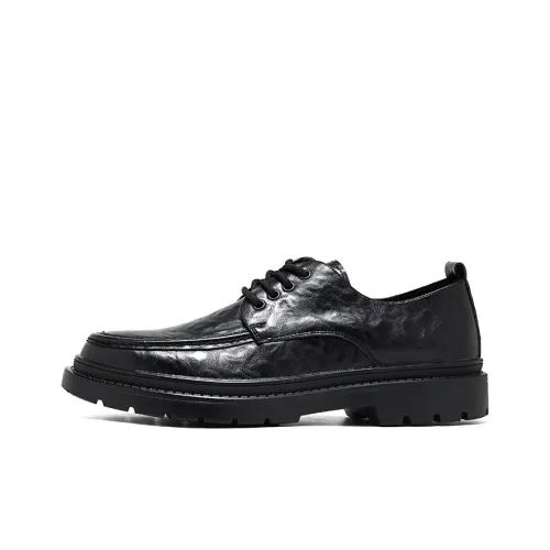 DOUBLE STAR 88 Dress Shoes Men Low-Top Black