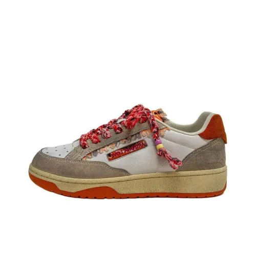 Arizona Love Skateboard Shoes Women's Low-Top Beige/Orange