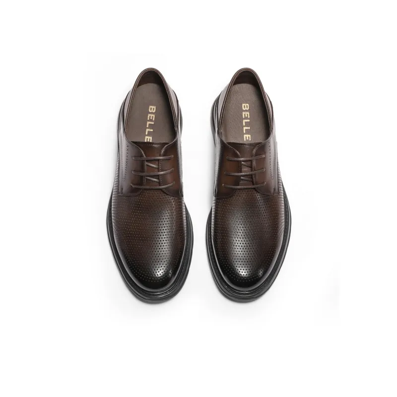 BELLE Dress Shoes Men's Black, Brown-6