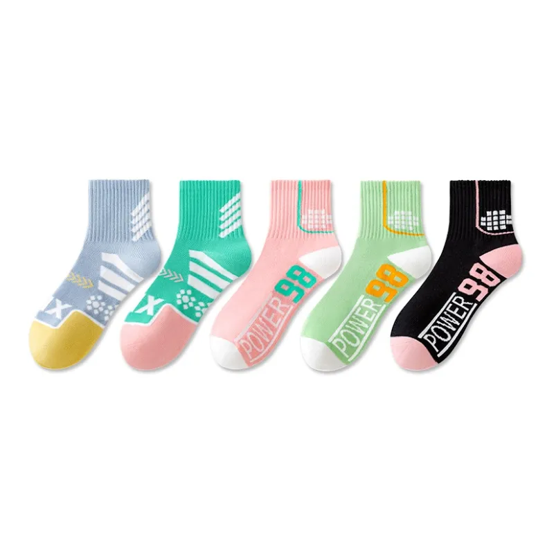 Taste The Color Mid Calf Socks Women's 5 Pack-5