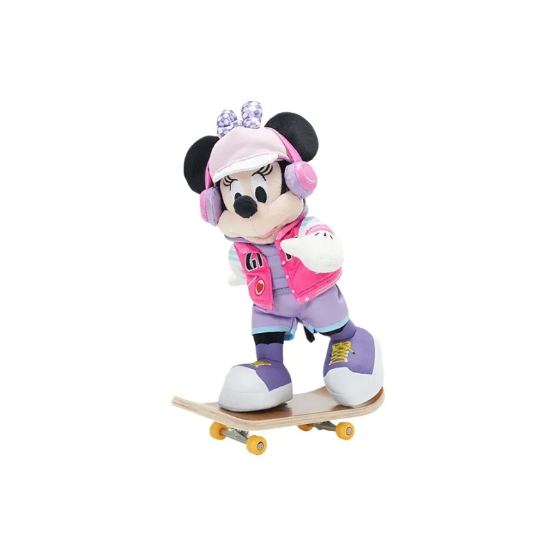 Disney Minnie 2024 Spring Mickey Mouse And Friends Collection Dolls Plush Doll 16.5cm Height-2