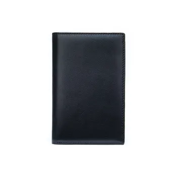 COTECi Cow Leather Document Bag, Money Clip, Wallet, Card Holder, Passport Holder Medium Size Unisex Black