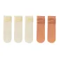5 Pack (Cream White 3+Playful Pink 2)