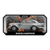 Graffiti Orange Model Cars Display Case (Building Blocks Not Included)