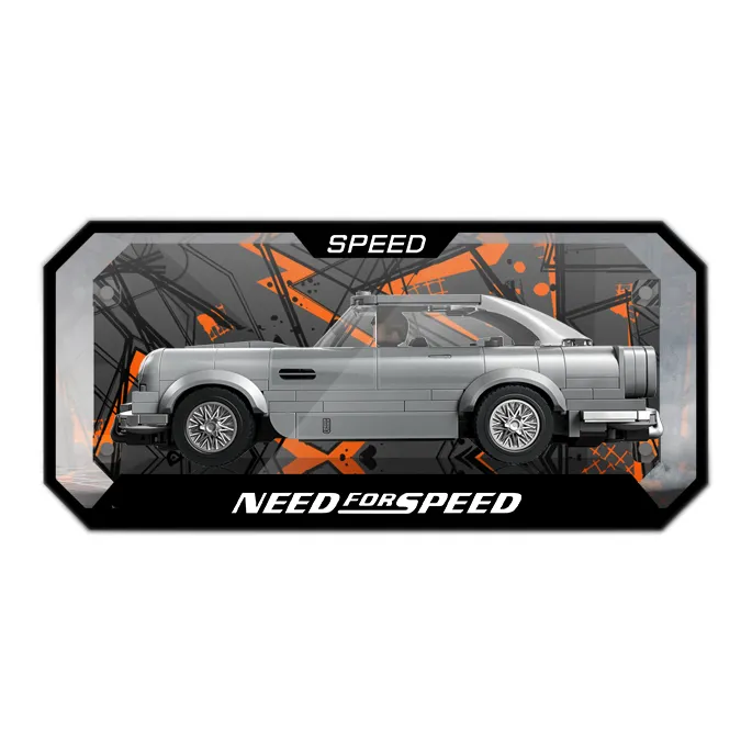 LIGHT YOUR BRICKS Joy 100 Building Block Speed Collection Car Alloy Model Racing Car Display Case Model Accessories-14