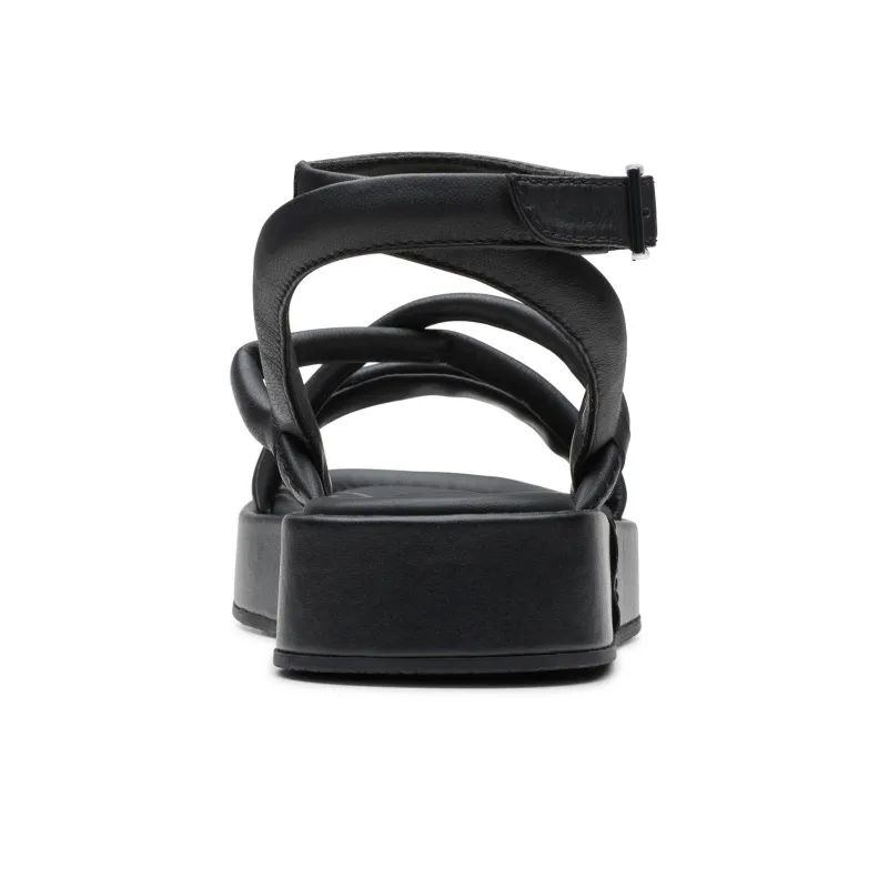 Clarks Beach Sandals Women's Black-3