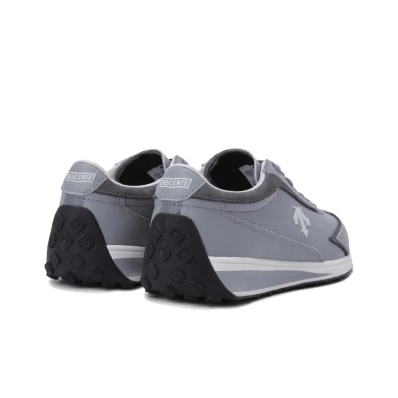 DESCENTE Cron Racer Cushioning, Wear Resistant Low Top Skateboard Shoes Unisex Gray-1