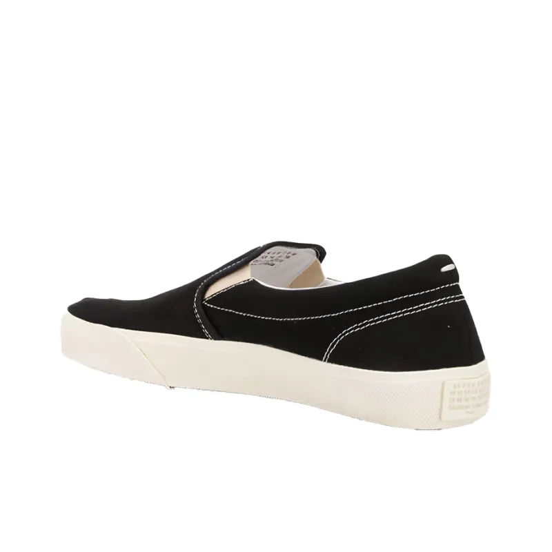 Maison Margiela Tabi Stylish Skateboarding Shoes Men's Black White-3
