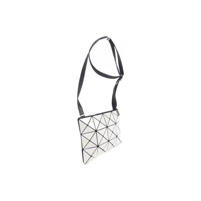 ISSEY MIYAKE Lucent Gloss Polyvinyl Chloride Resin Shoulder Bag Crossbody Bag Regular Women's Light Gray-2