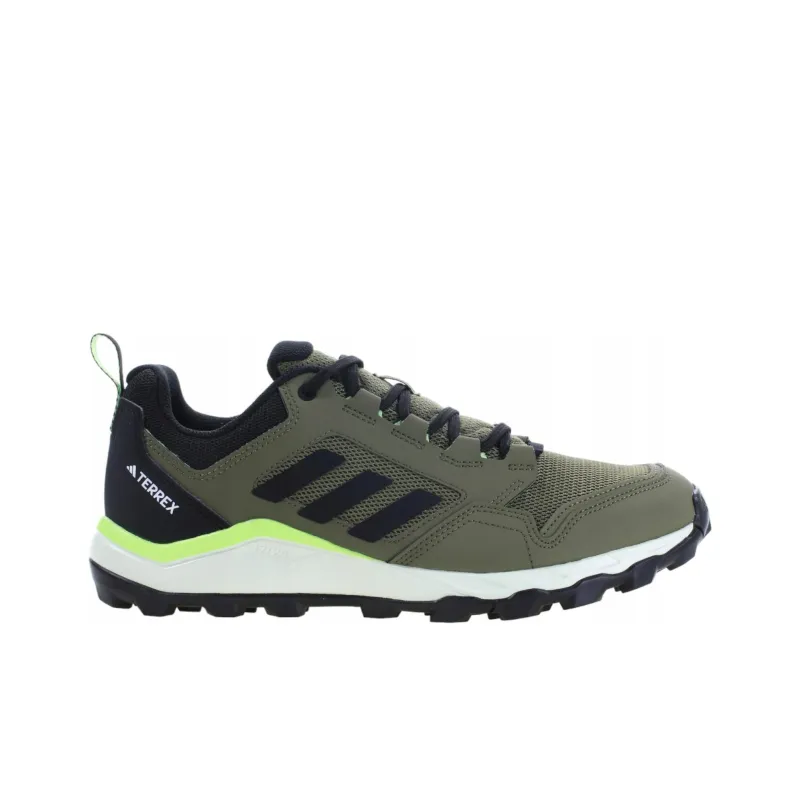 Adidas Terrex TRACEROCKER 2.0 Cushioning, Wear Resistant Low Top Mountaineering Hiking Shoes Men's Green Black-1