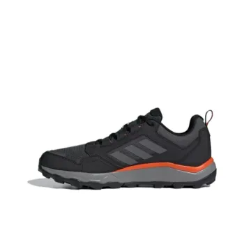 Adidas Terrex Tracerocker 2 Cushioning Anti-Slip And Wear-Resistant Low-Top Trekking Shoes Men's Black Gray