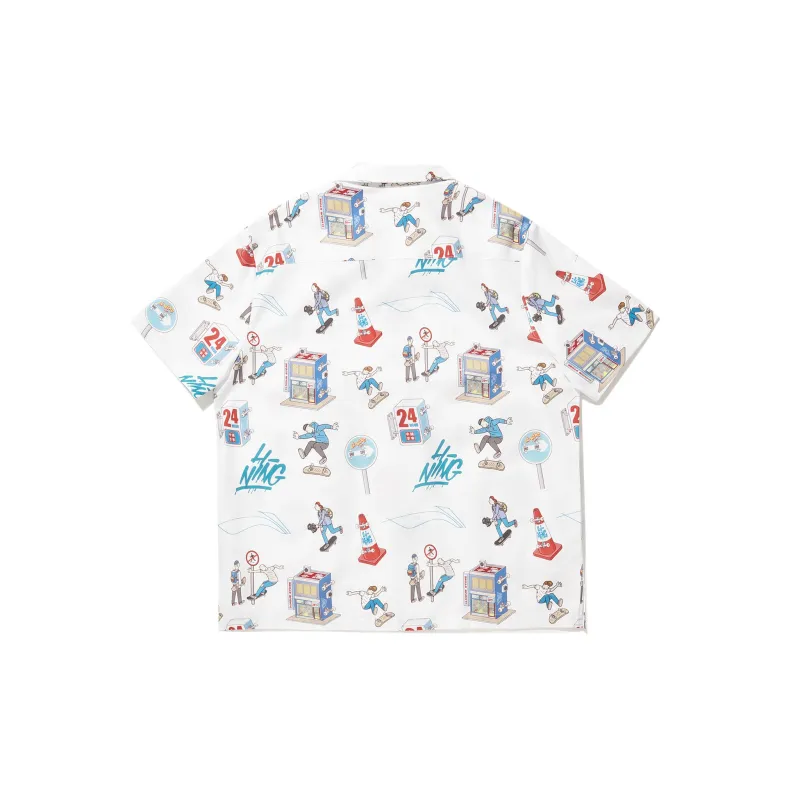 LiNing x PhilHAckett Shirt Men's Standard White Combination Color Print-1