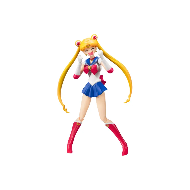 BANDAI Usagi Tsukino Bandai SHF Sailor Moon Usagi Anime Version Action Figure 18cm Scale Figures-3