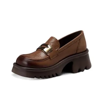 JESSICA SOPHIA Loafers Women's Black/Maple Leaf Brown