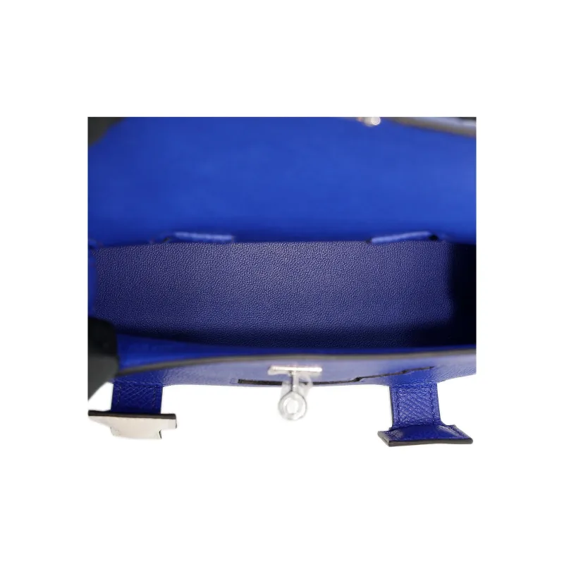 HERMES Kelly Doll Epsom Calfskin Millennium Doll Shoulder Bag Crossbody Bag Handbag Women's Royal Blue-17