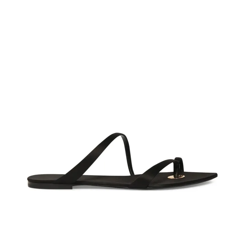 SAINT LAURENT Tanger Satin Slides-1