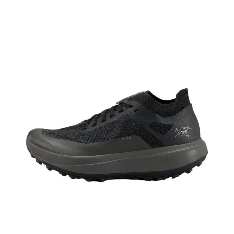Arcteryx SYLAN Abrasion Resistant Breathable Low Top Running Shoes Women's Black-0