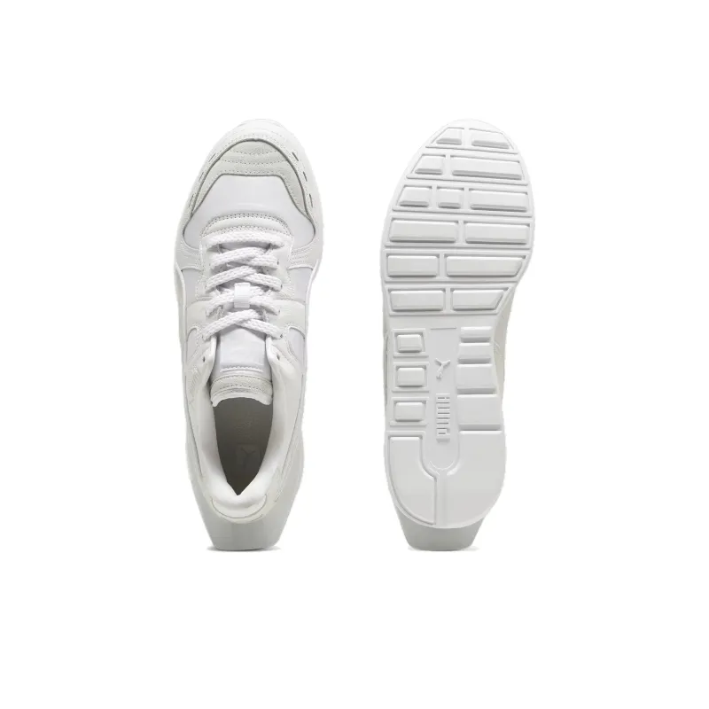 PUMA RS 100 Anti Slip Wear Resistant Low Top Casual Shoes Unisex White Gray-3
