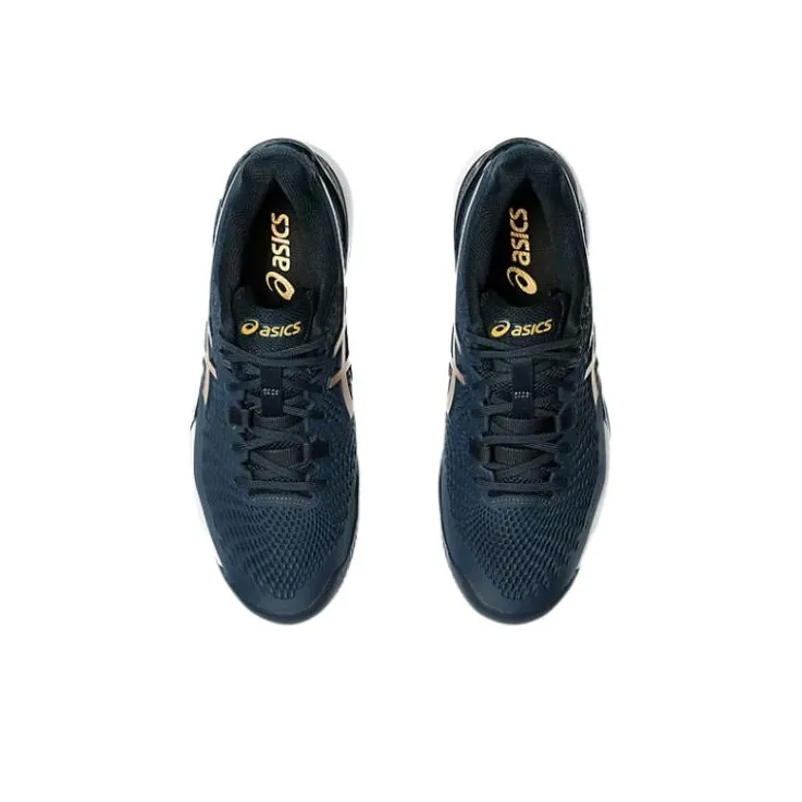 Asics Gel Resolution 9 Clay French Blue Pure Gold-2