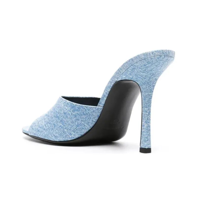 Alexander Wang Slide Slippers Women's Blue-3