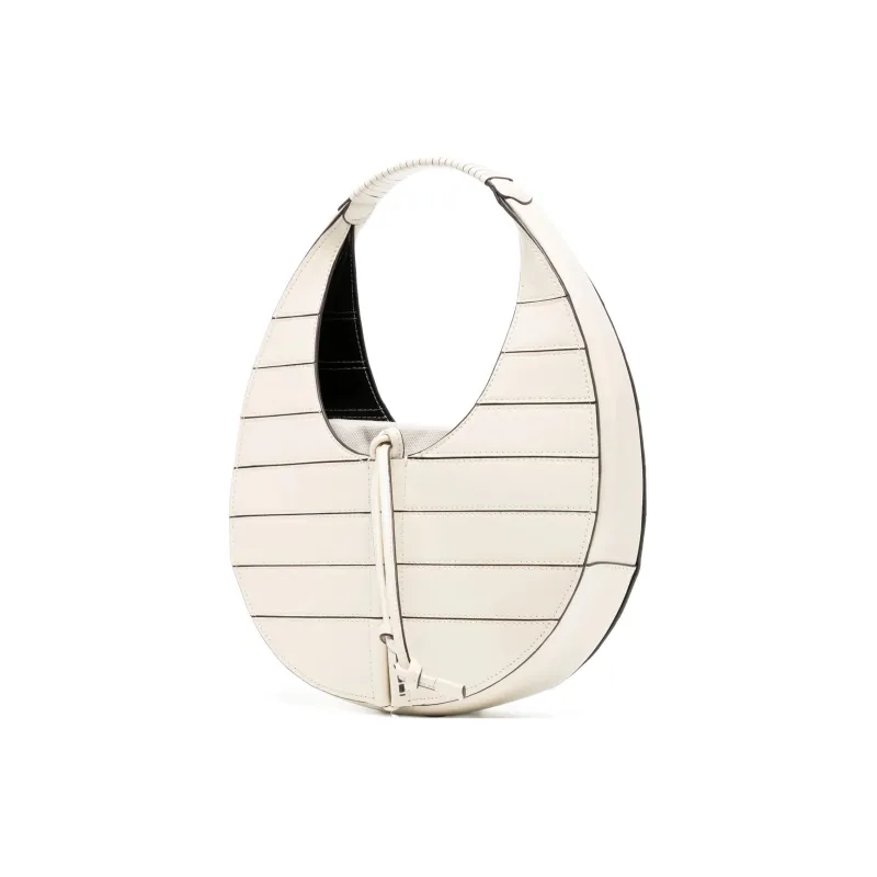 Staud Slatted Moon Leather Shoulder Bag-1