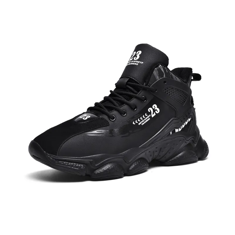 Grumpy Ram Cushioned Slip-Resistant Abrasion-Resistant Mid-Top Basketball Shoes Men's-6