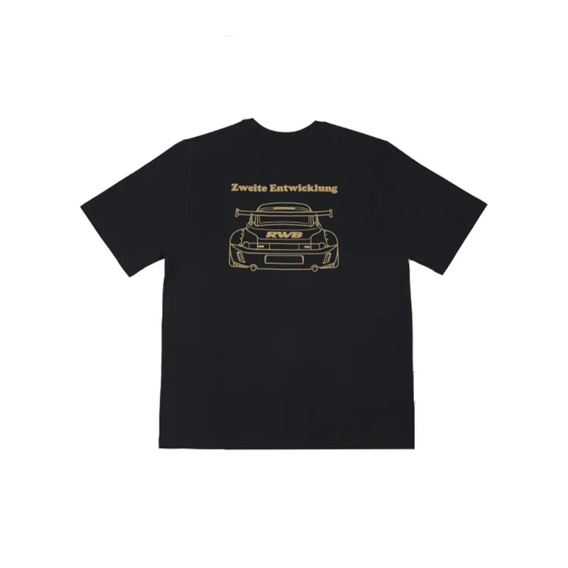 RAUH Welt BEGRIFF T Shirt Unisex Black Gold-1