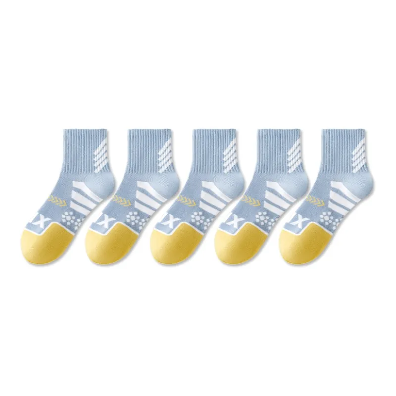 Taste The Color Mid Calf Socks Women's 5 Pack-45