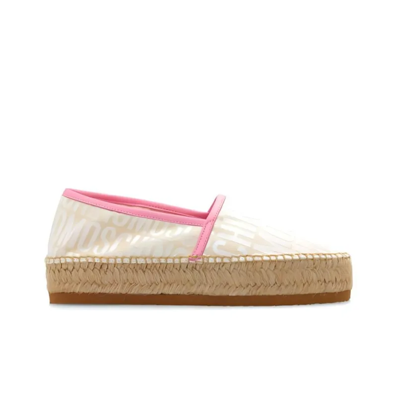 MOSCHINO Logo-jacquard Flatform Espadrilles-1