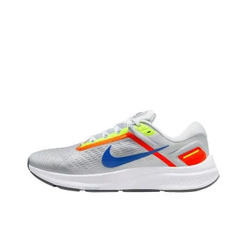 Nike Zoom Structure 24 Cushioning, Wear Resistant Low Top Running Shoes Men's Gray