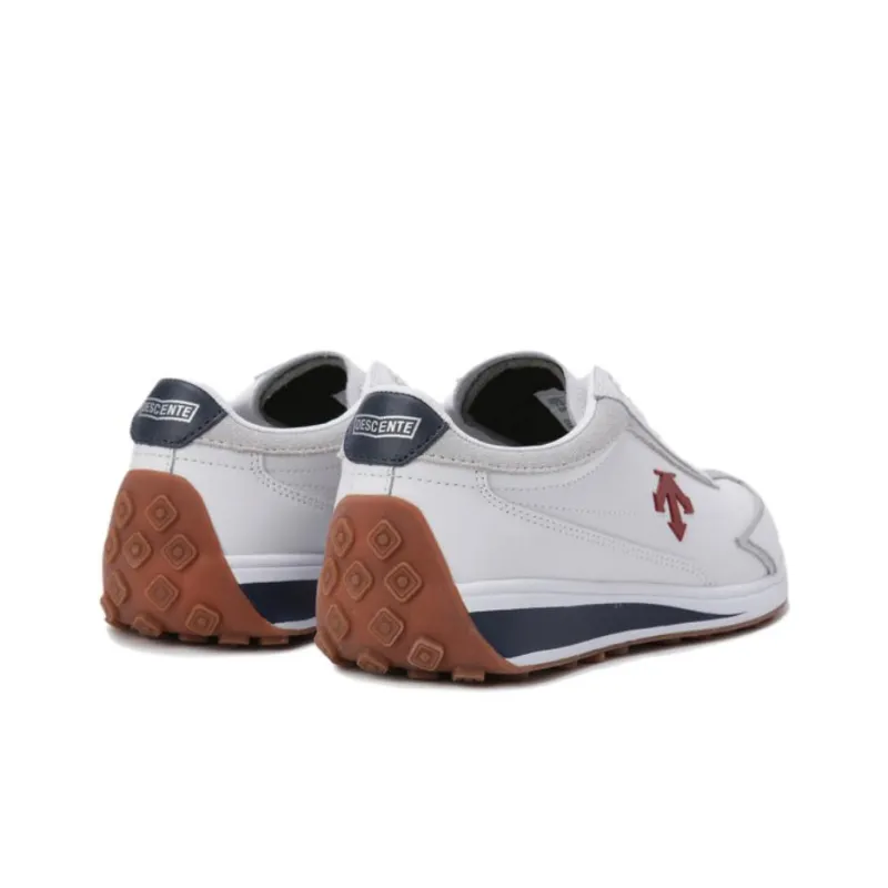 DESCENTE Cron Racer Cushioning, Wear Resistant Low Top Skateboard Shoes Unisex Red Marine Blue-2