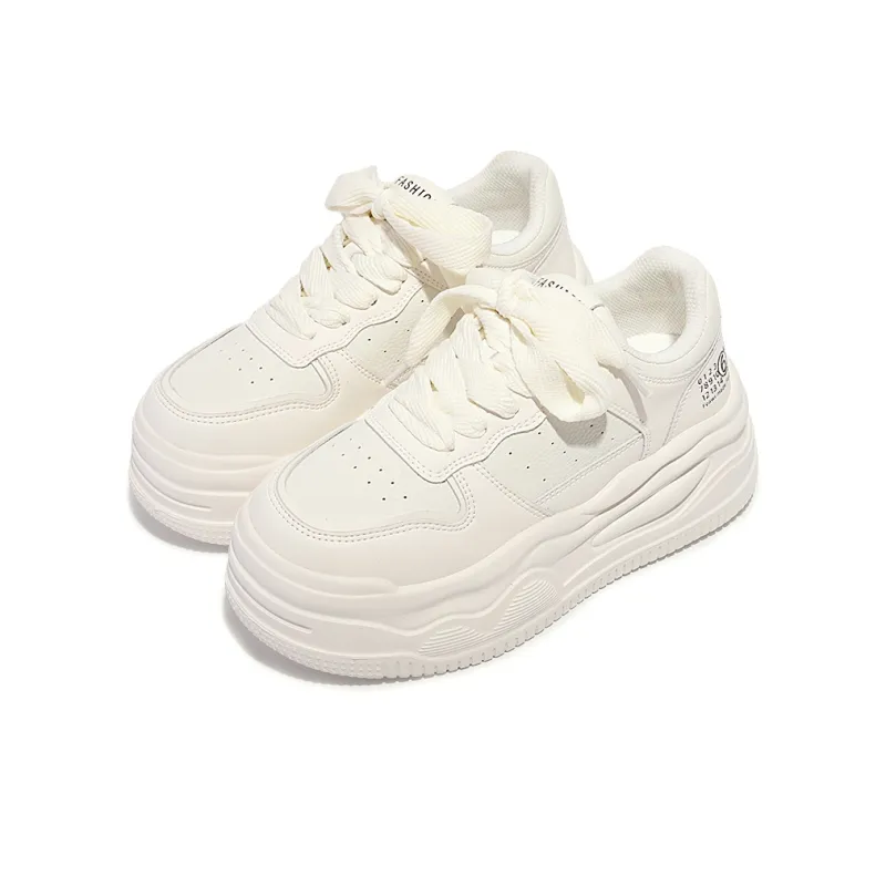 MKTKM Cushioning Breathable Height Increasing Low Top Chunky Sneakers 5.5cm Women's-3