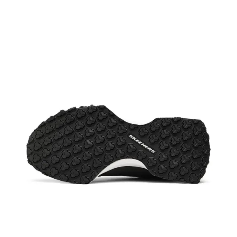 Skechers Cushioning, Slip Resistant, And Abrasion Resistant Low Top Running Shoes Men's Black-4