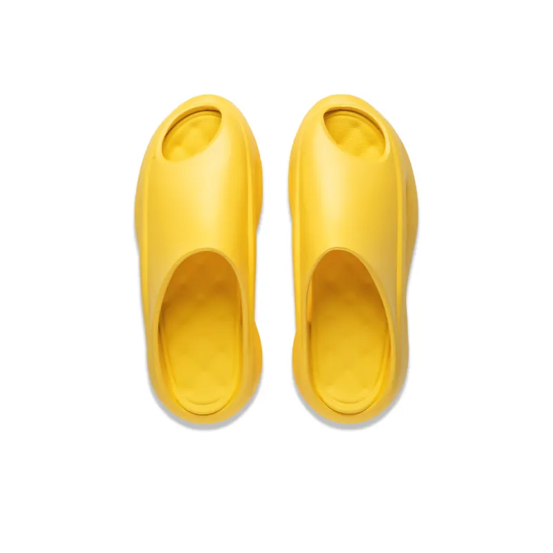 LiNing Yun You Slay Quiet Slide Slippers Unisex Custard Sand Yellow-3